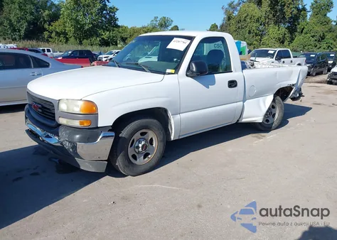 2002 GMC Sierra 1500 Standard из США, поврежденный, VIN 1GTEC14W52Z319524